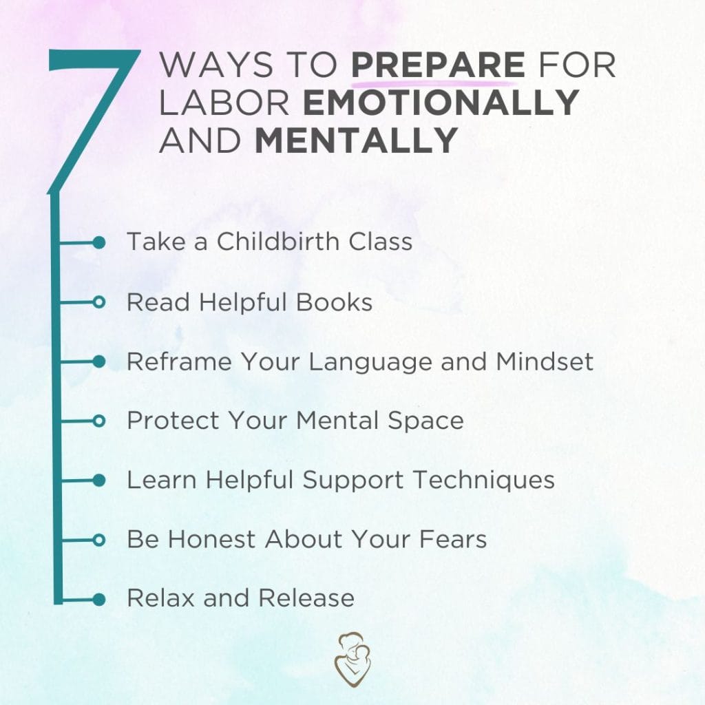 Graphic: How to Prepare for Labor Mentally and Emotionally