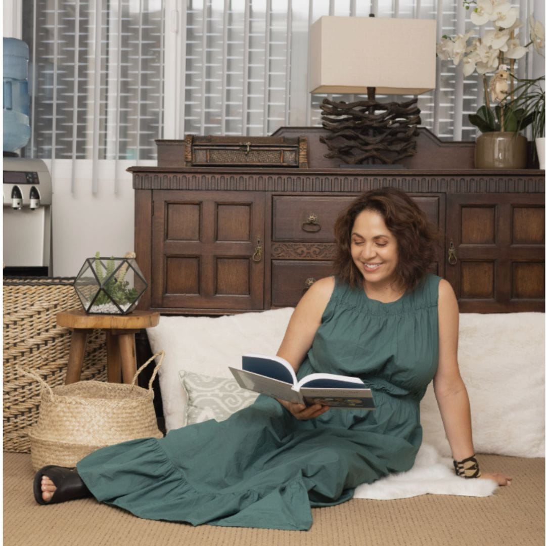 A photo of Andrea Allerton, owner and acupuncturist at Modus Acupuncture.