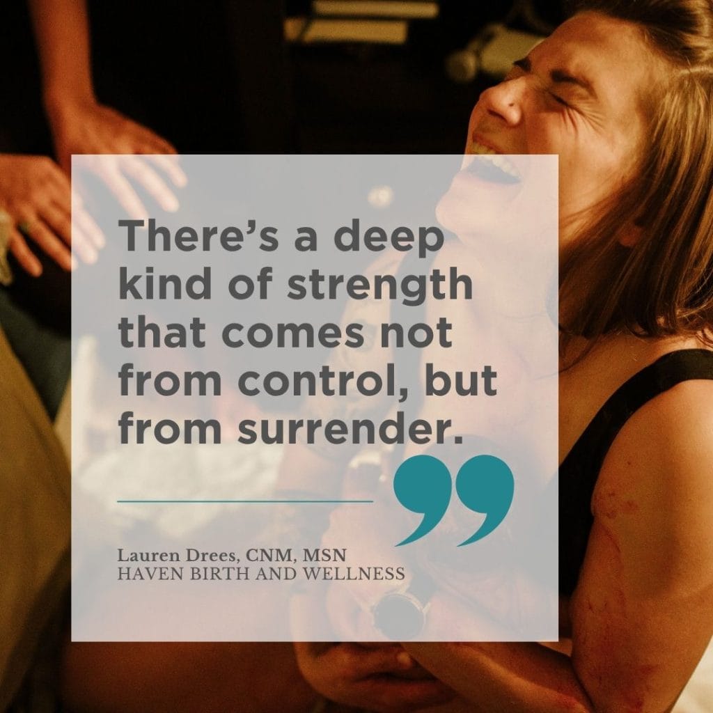 Quote: The Power of Surrender in Pregnancy and Birth